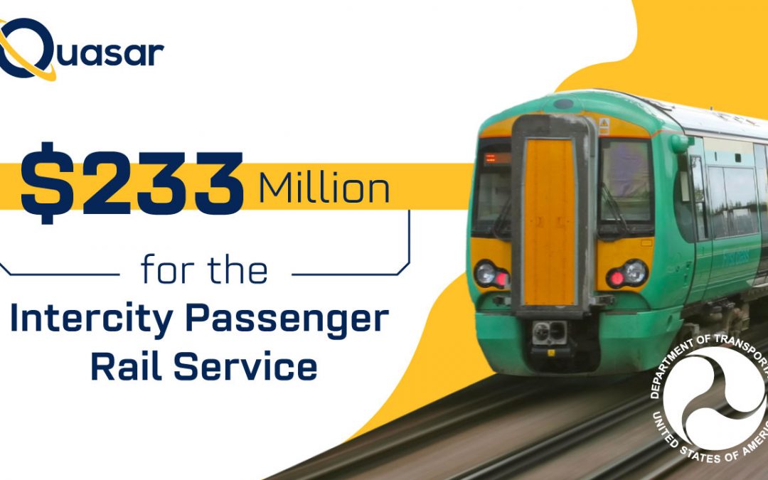 USDOT Announces $233+ Million in Grants to Upgrade Intercity Passenger Rail Service
