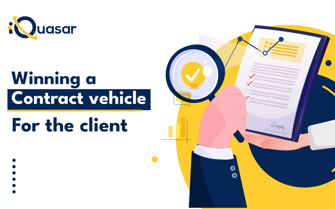 Winning a contract vehicle for the client