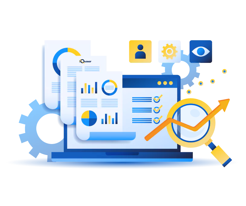 iQuasar About us Illustration