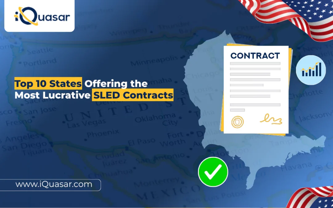 Top 10 States Offering the Most Lucrative SLED Contracts