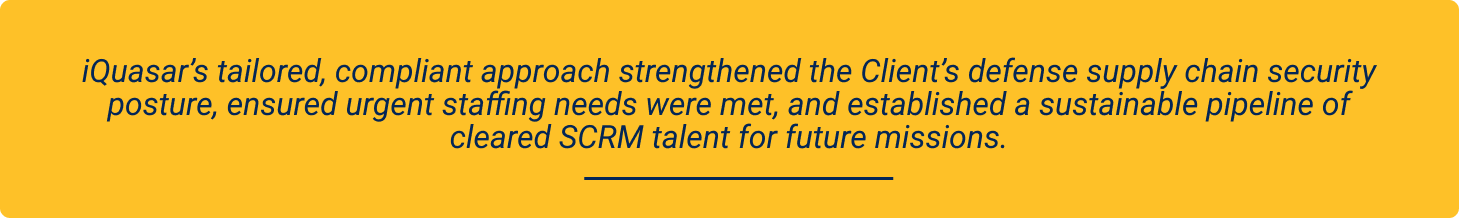 How Our Solution Helped Recruit Top SCRM Talent