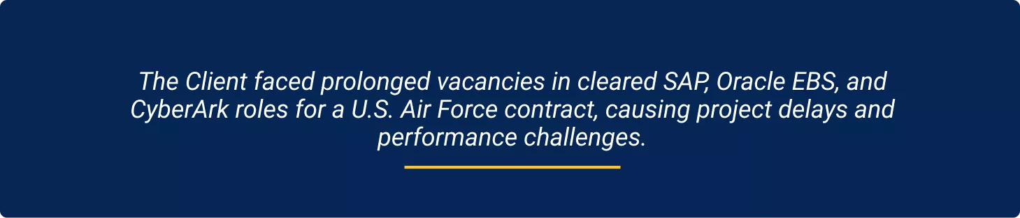 Client Statement about fiiling Air Force Roles