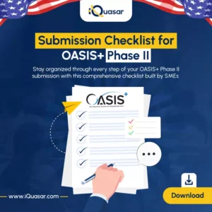 Submission Checklist for OASIS+ Phase II