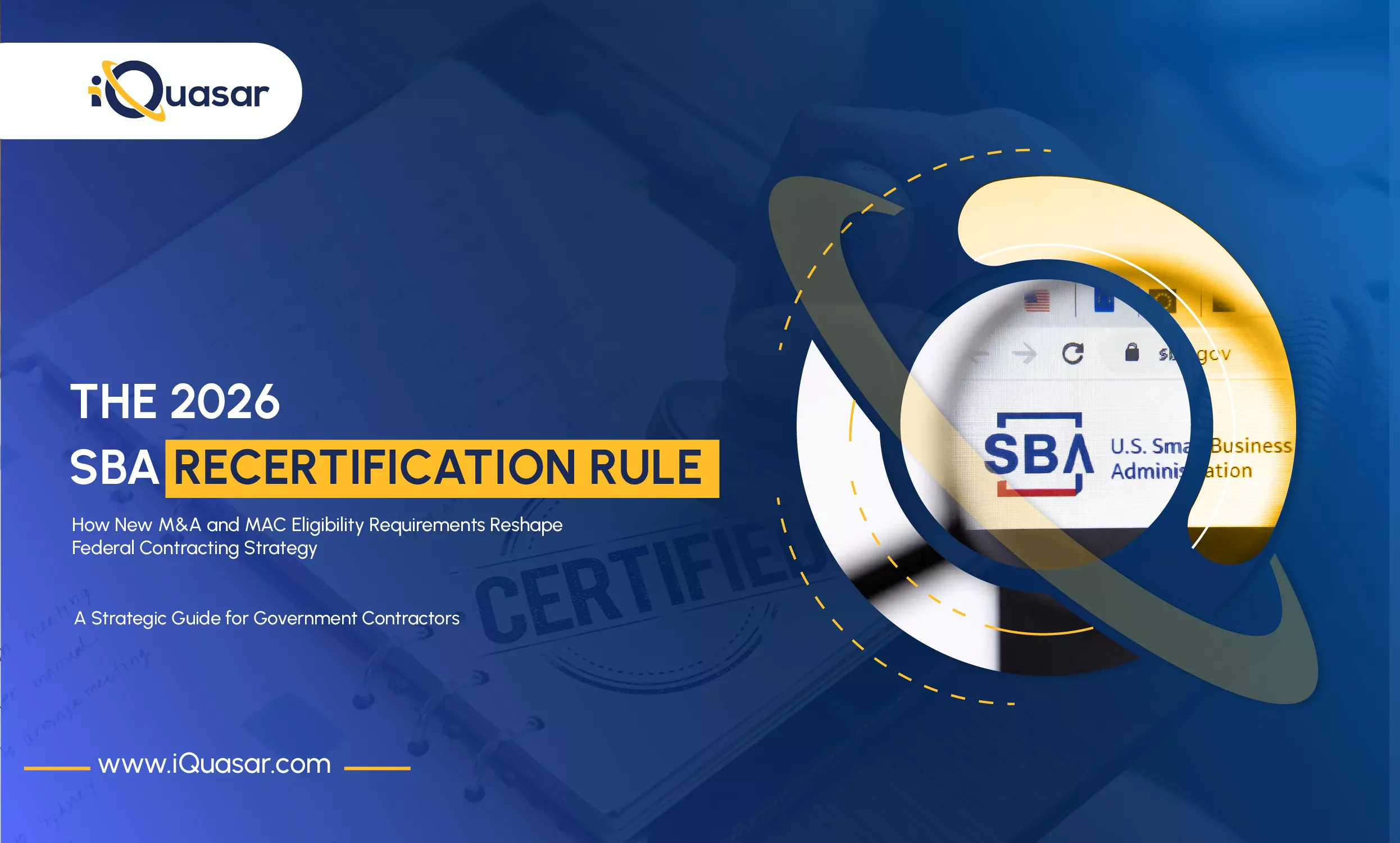 SBA Recertification Rule