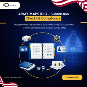 Army MAPS IDIQ Submission Checklist Compliance