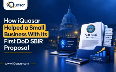 How iQuasar Helped a Small Business Submit Its First DoD SBIR Grant Proposal
